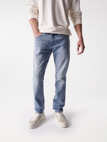 Salsa Jeans Regular Jeans in Blauw: voorkant