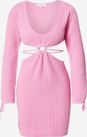 The Frolic Úpletové šaty – pink: přední strana
