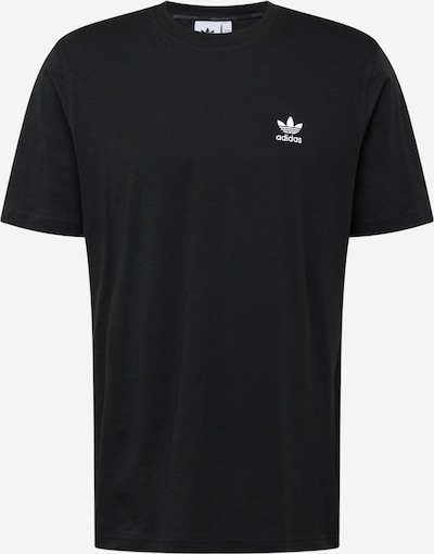 ADIDAS ORIGINALS T-Shirt 'Trefoil Essentials' en noir / blanc cassé, Vue avec produit