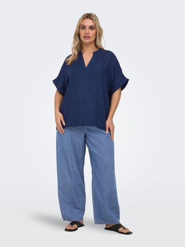 Chemisier 'CARBay' ONLY Carmakoma en bleu