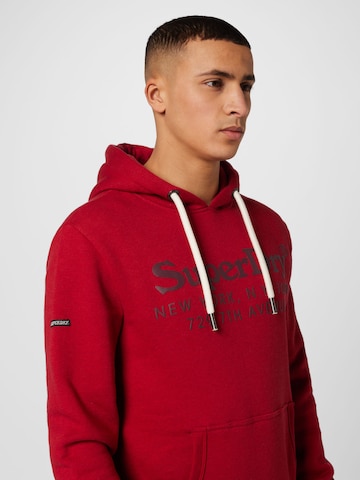 Superdry Sweatshirt 'VENUE' in Rot