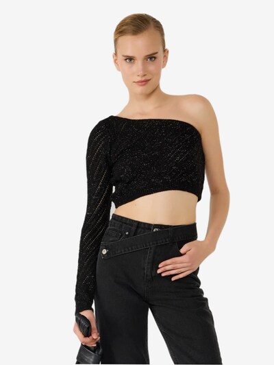 No Matter What Sweatshirt in schwarz, Produktansicht