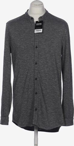 QS Button Up Shirt in L in Grey: front