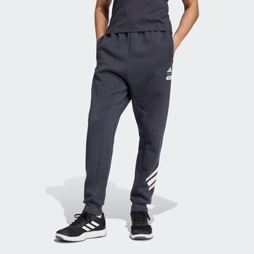ADIDAS SPORTSWEAR Tapered Sportnadrágok 'Star Wars The Mandalorian' - szürke: elől