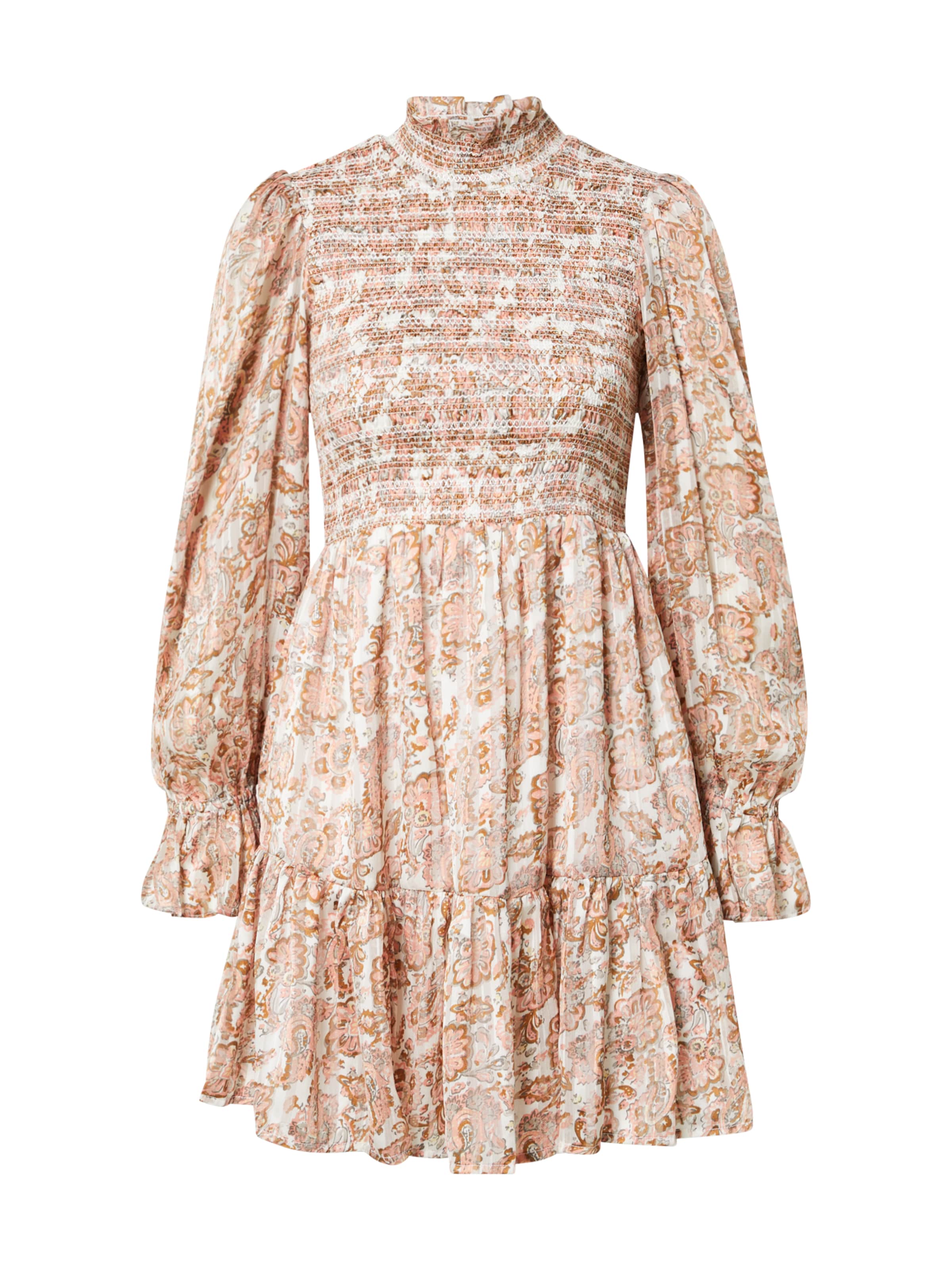 Abito camicia di Oasis in beige: frontale