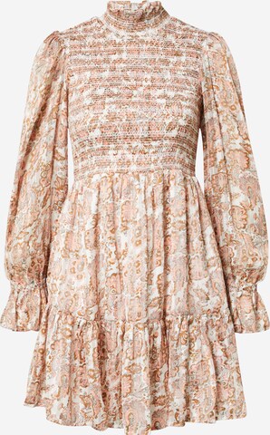 Robe-chemise Oasis en beige : devant