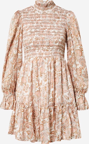 Oasis Платье-рубашка в Бежевый: спереди
