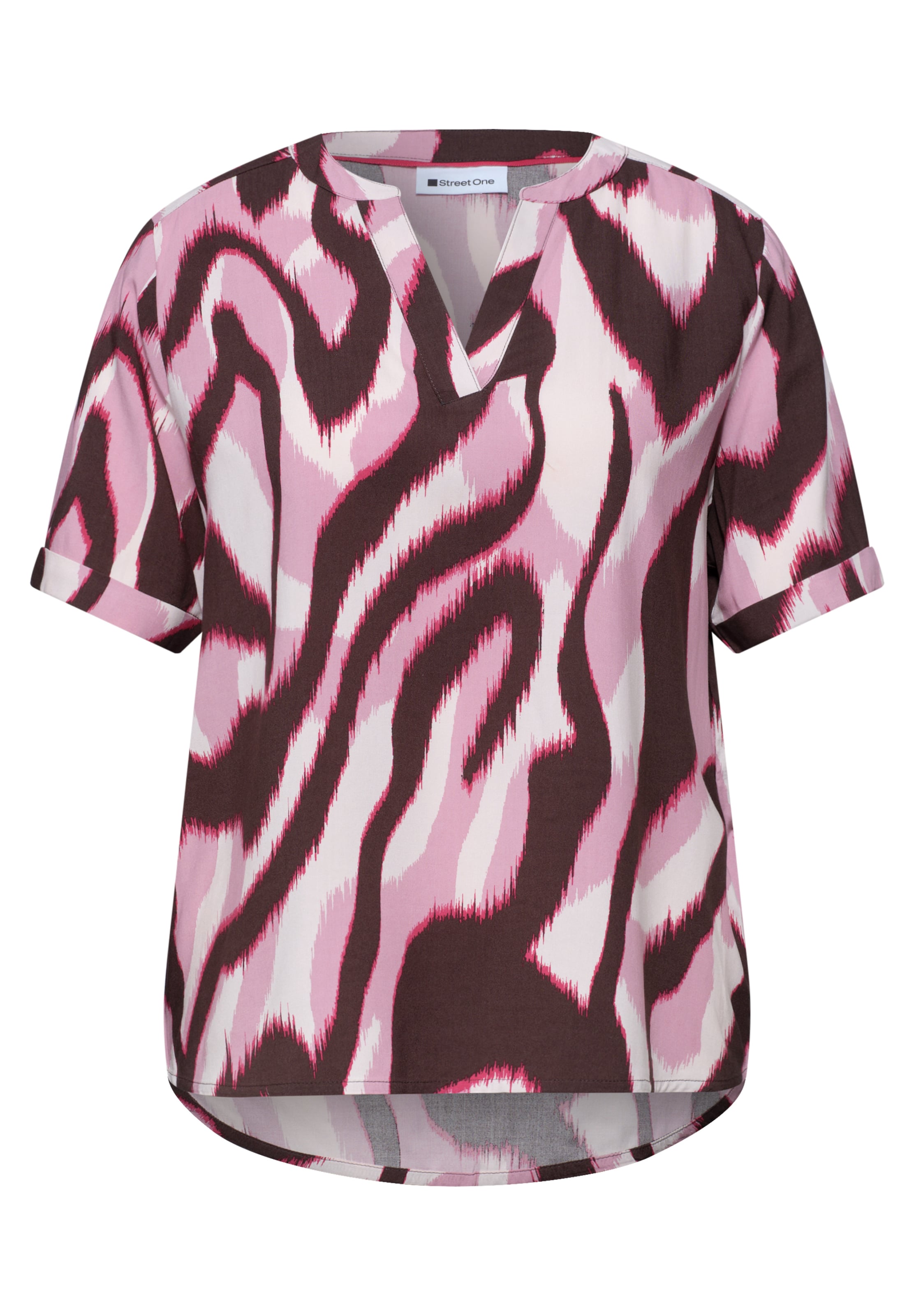 STREET ONE Blouse in Pink: front