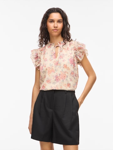 VILA - Blusa 'VILAURA' en beige: frente