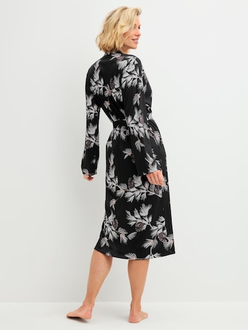 Robe de chambre 'Glimmer M&M' CALIDA en noir