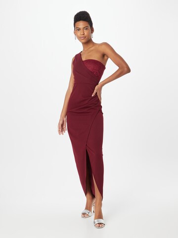 WAL G. Evening dress 'DIONNE' in Red: front