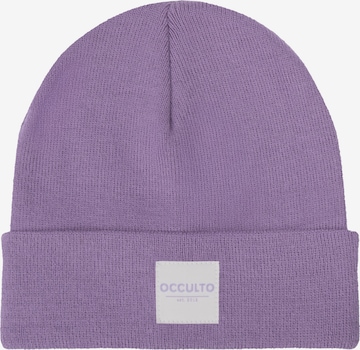 Occulto Beanie 'Eli' in Purple: front