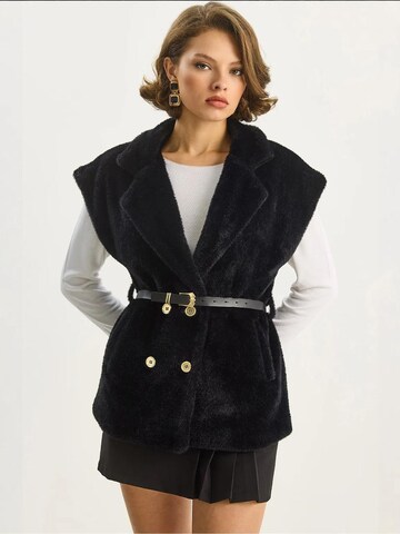 Gilet in maglia di Bianco Lucci in nero