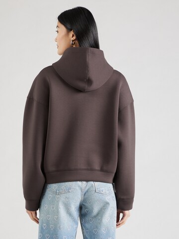 WEEKDAY Sweat jacket 'Scarlet' in Grey