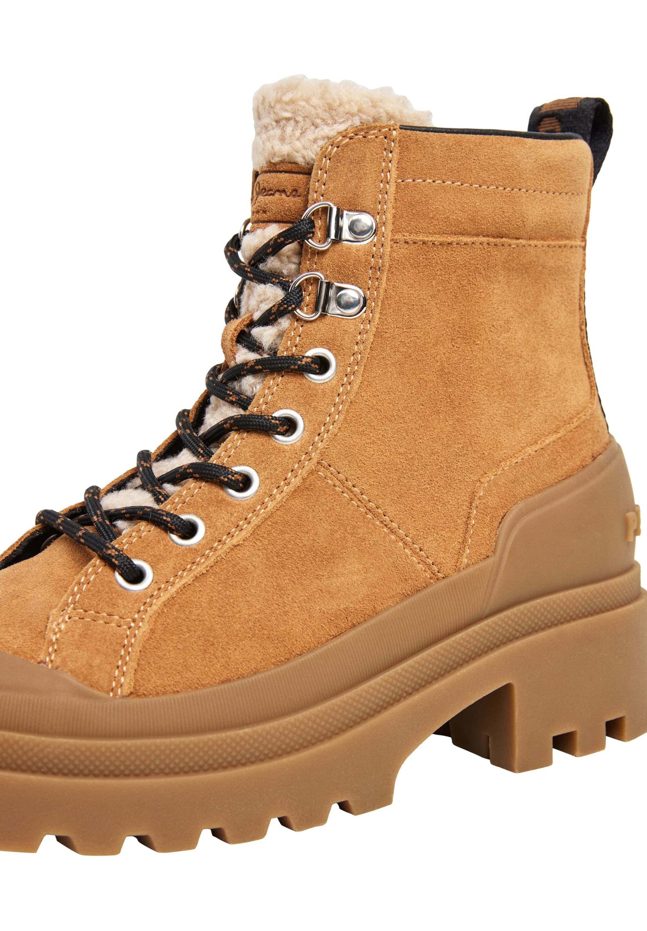 Pepe Jeans - Botines con cordones 'Hale Dune' en marrón