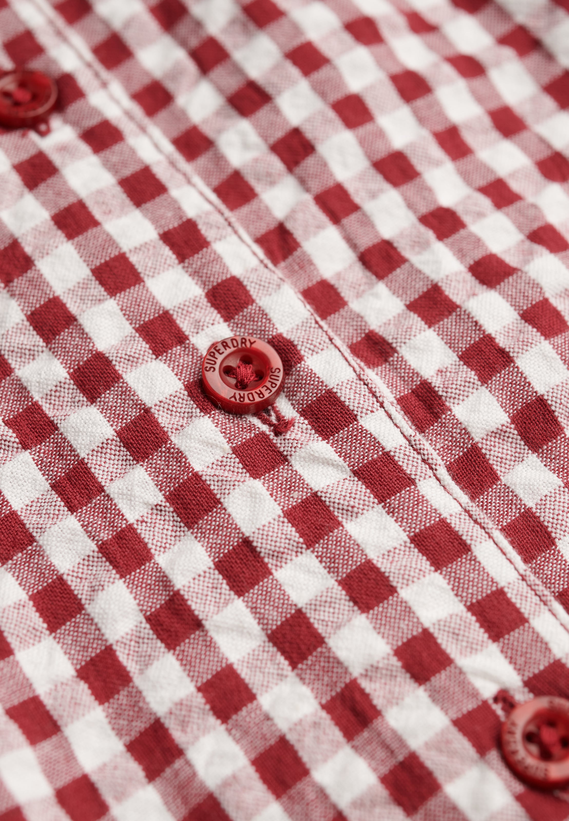 Superdry & Co Jumpsuit 'Gingham Cami' in Red