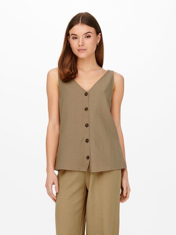ONLY Blouse 'ONLBillie' in Beige: voorkant