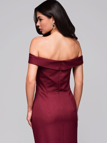 Ombre Evening dress in Red