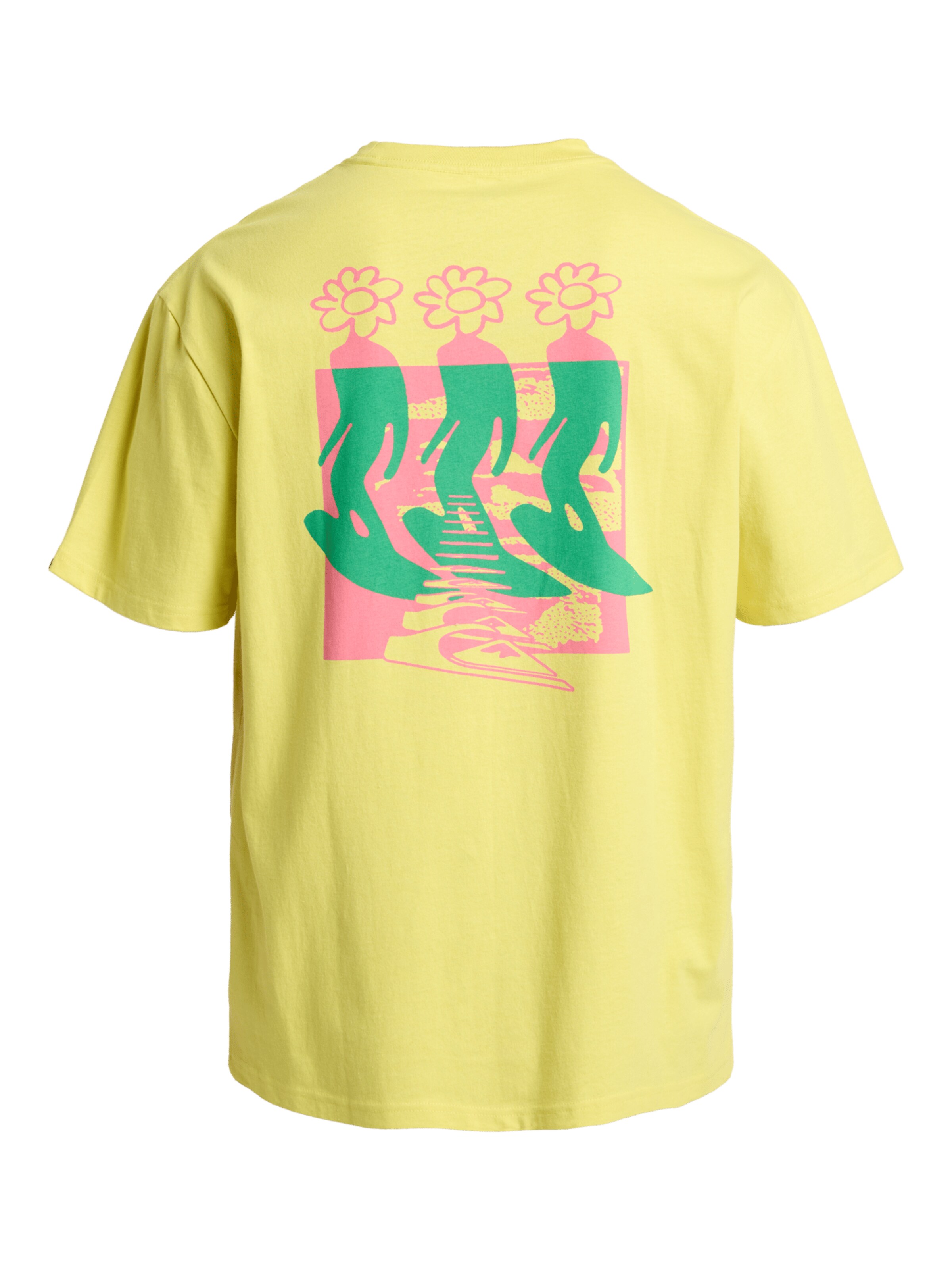 QUIKSILVER T-Shirt in Gelb