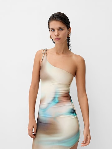 Bershka Dress in Beige