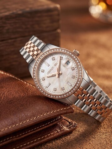 CERRUTI 1881 Analoguhr 'Date watch Cerruti Watch Baccio'‌‌‌‌‌ in Silber
