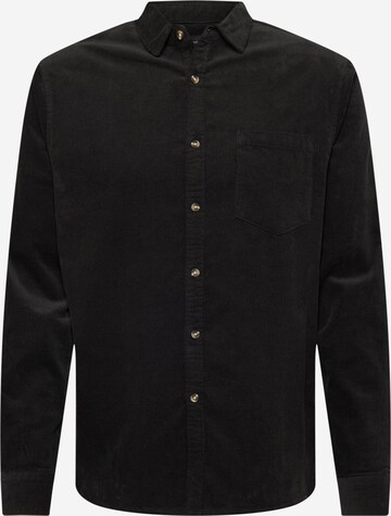 Cotton On Klasický střih Košile 'CAMDEN' – černá: přední strana
