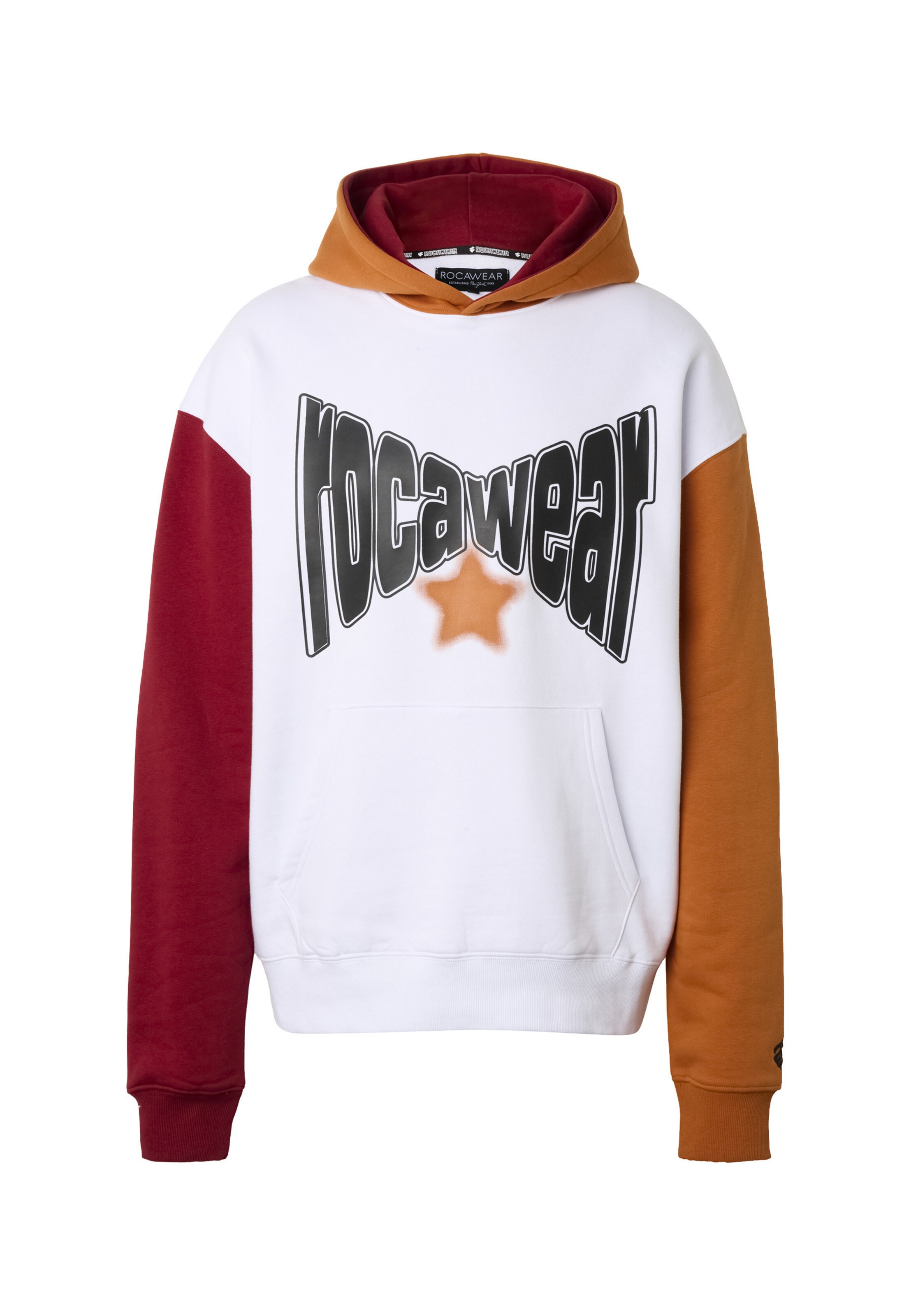 Sweat-shirt ROCAWEAR en blanc : devant