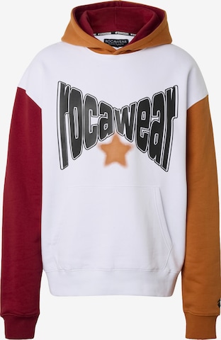 Sweat-shirt ROCAWEAR en blanc : devant