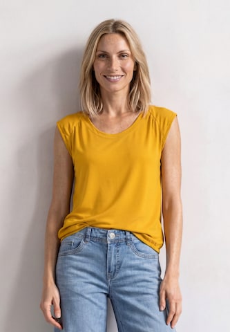 STREET ONE Top in Yellow: front