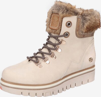 Dockers by Gerli Botines con cordones en beige claro, Vista del producto