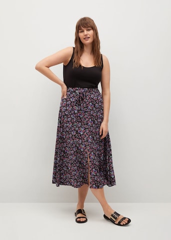 MANGO Skirt 'Larga8' in Black