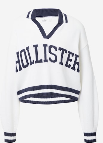 HOLLISTER Sweater 'APAC' in White: front