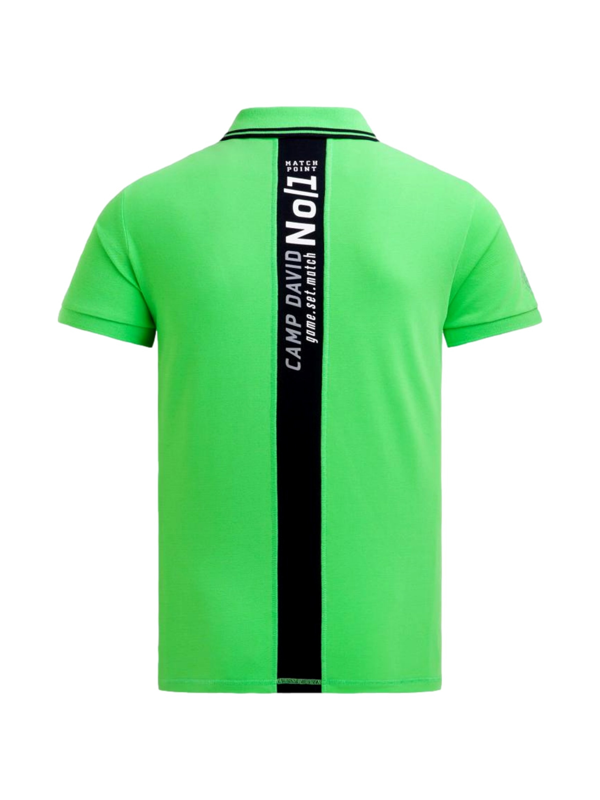 T-Shirt 'Game.Set.Match' CAMP DAVID en vert