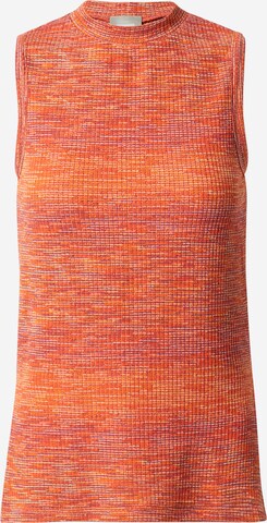 ABOUT YOU x Sofia Tsakiridou Knitted Top 'Mayra' in Orange: front