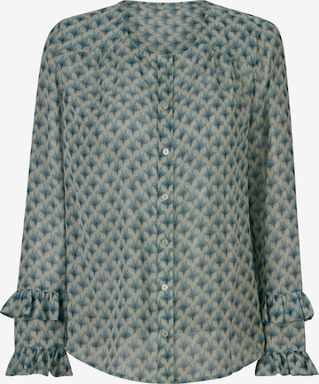 heine Blouse in Groen: voorkant