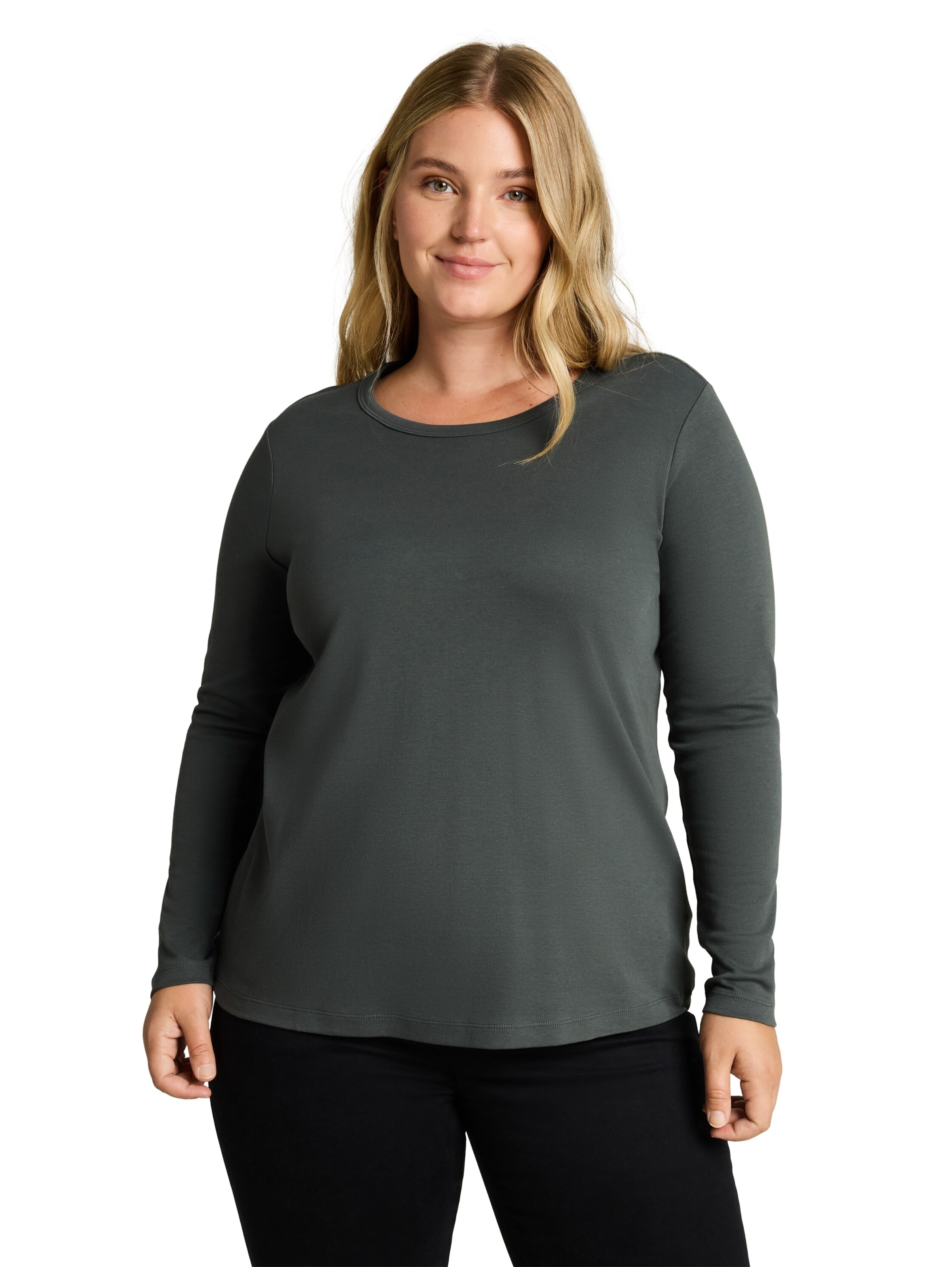 Tom Tailor Women + Majica | zelena barva: sprednja stran