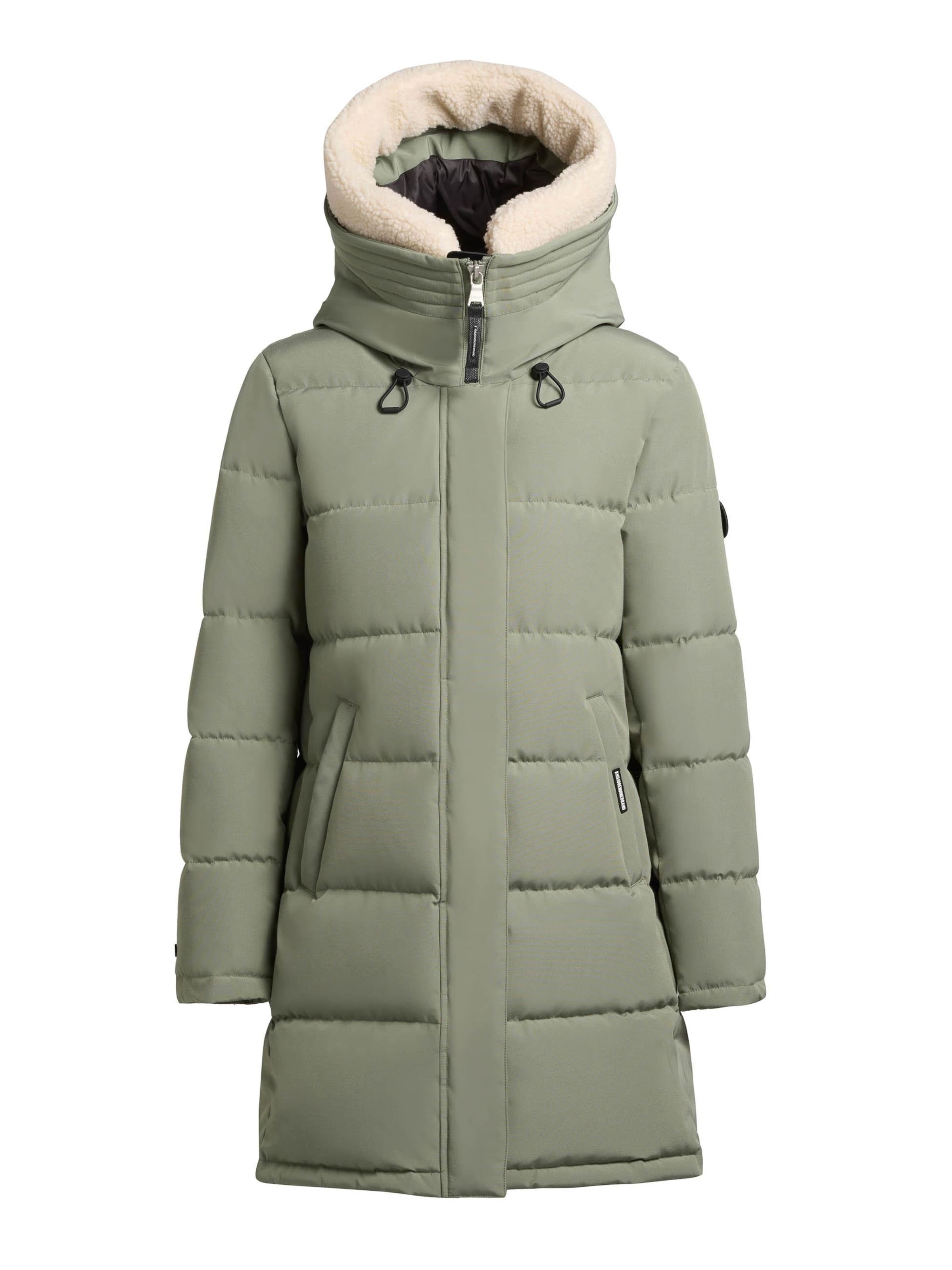 khujo Winter coat 'Kelsi' in Green: front
