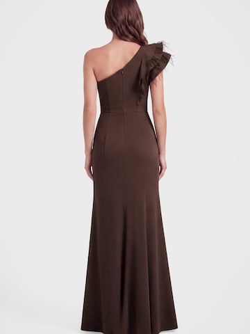 Ombre - Vestido de noche en marrón