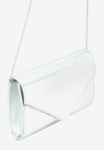 faina Clutch in Silber