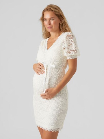 MAMALICIOUS Kleid 'Ivana' in Weiß: predná strana