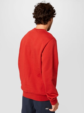 JACK WOLFSKIN Athletic Sweatshirt in Red