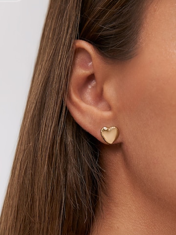 Copenhagen Studios Ohrringe 'Balloon Hearts' in Gold