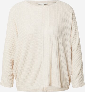 TOM TAILOR DENIM Sweater in Beige: front