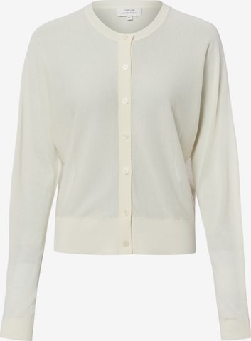 Cardigan OPUS en blanc : devant