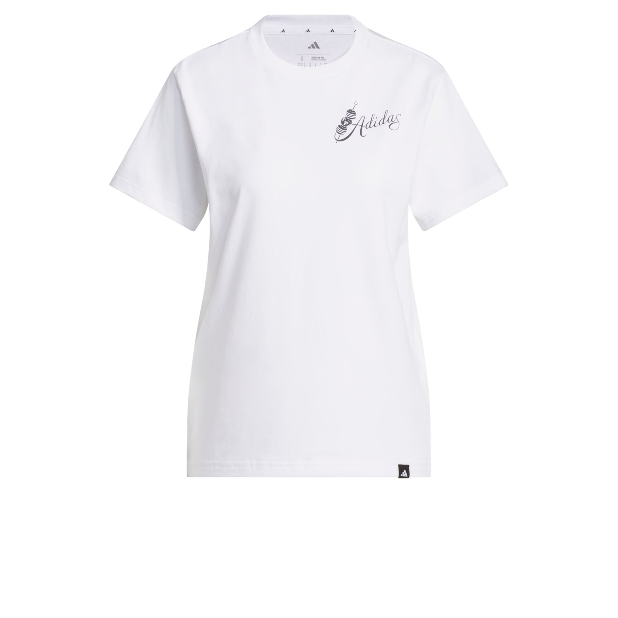 ADIDAS SPORTSWEAR Camiseta funcional 'MIND BODY & SPIRIT(S) GRAPHIC' en blanco, Vista del producto