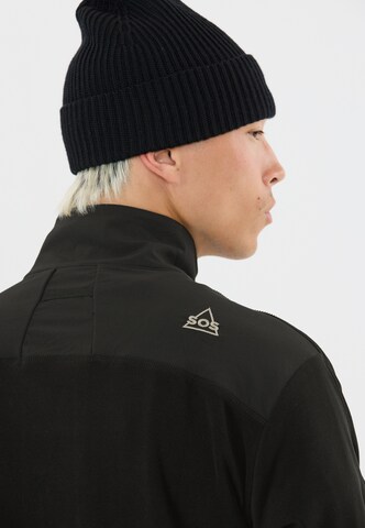 SOS Fleecejacke 'Bromo' in Schwarz