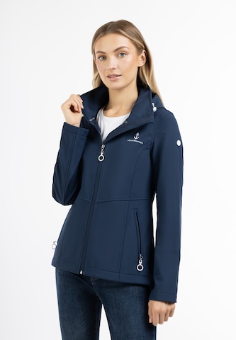 DreiMaster Maritim Between-season jacket in Blue: front