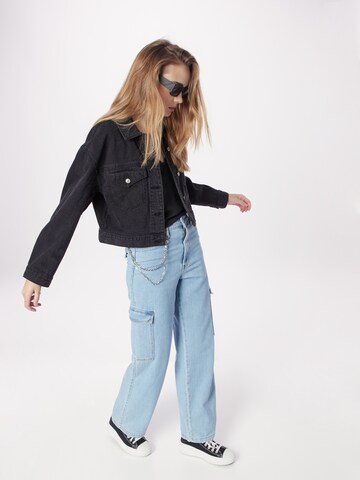 Abercrombie & Fitch Jacke in Schwarz