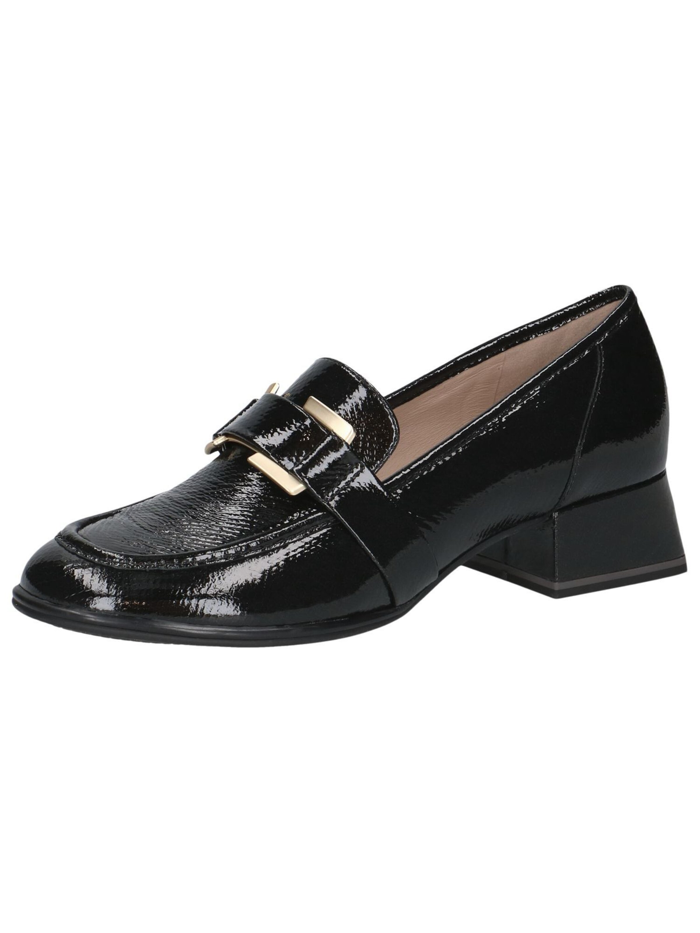 CAPRICE Classic Flats in Black: front