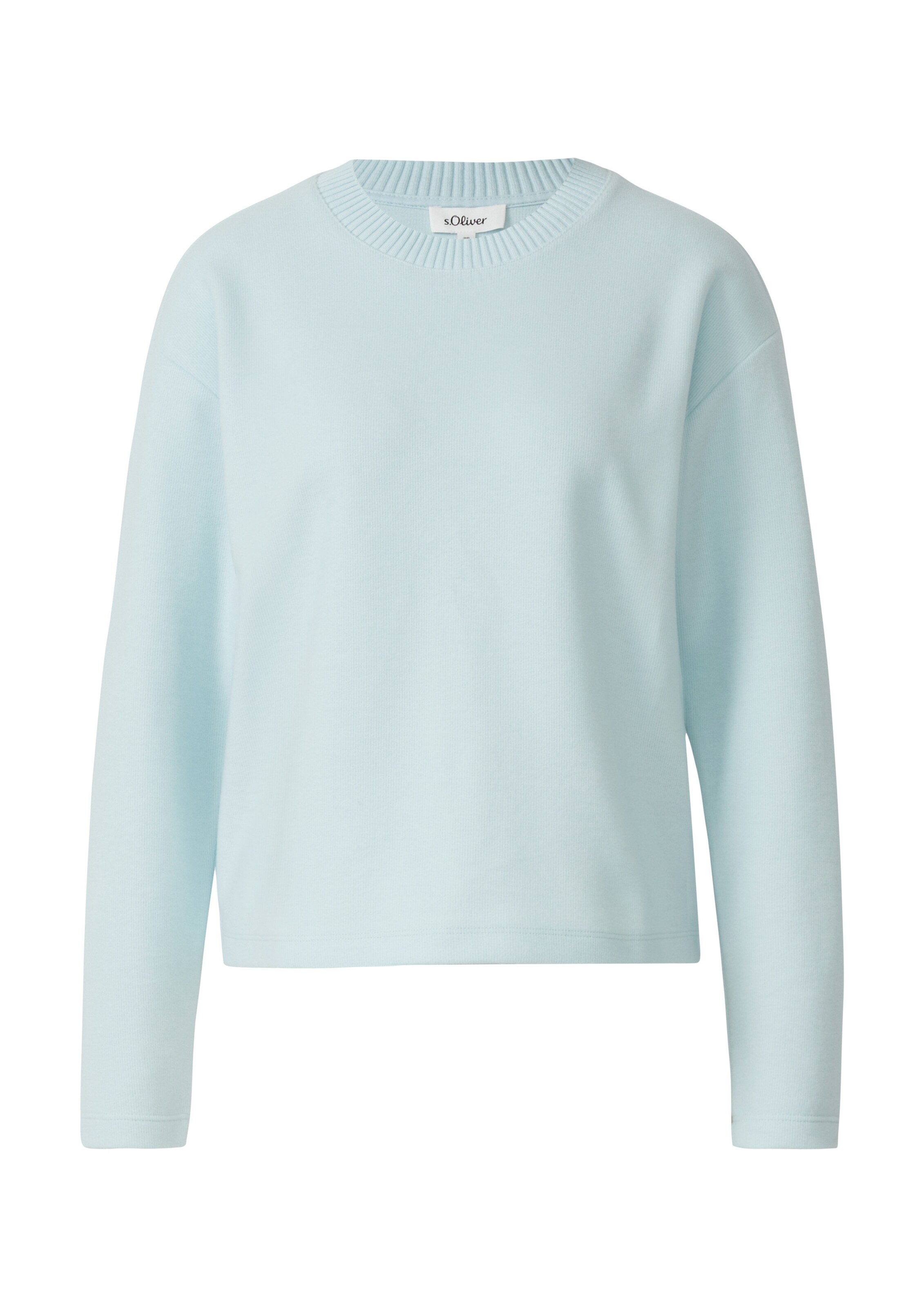 Sweat-shirt s.Oliver en bleu : devant